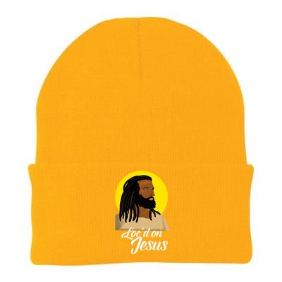 Black Jesus With Locs African American Christian Christmas Gift Knit Cap Winter Beanie