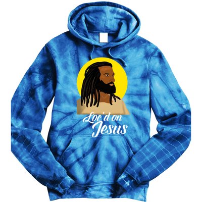 Black Jesus With Locs African American Christian Christmas Gift Tie Dye Hoodie