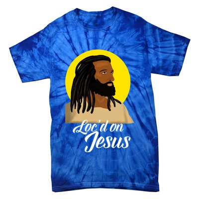 Black Jesus With Locs African American Christian Christmas Gift Tie-Dye T-Shirt