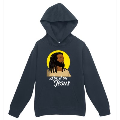 Black Jesus With Locs African American Christian Christmas Gift Urban Pullover Hoodie