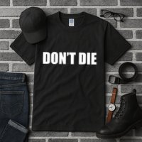 Bryan Johnson Wearing DonT Die Tall T-Shirt