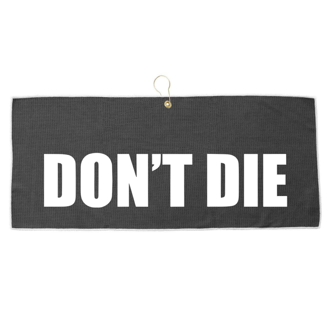 Bryan Johnson Wearing DonT Die Large Microfiber Waffle Golf Towel