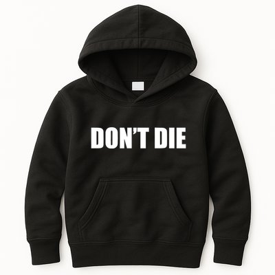 Bryan Johnson Wearing DonT Die Kids Hoodie