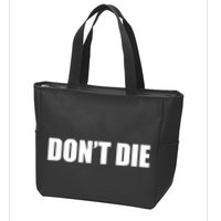Bryan Johnson Wearing DonT Die Zip Tote Bag