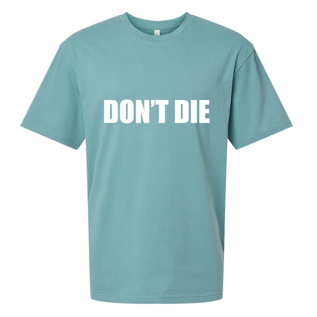 Bryan Johnson Wearing DonT Die Sueded Cloud Jersey T-Shirt