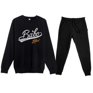 Babo Je Zakon Bosnian Dad Premium Crewneck Sweatsuit Set