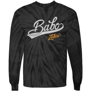 Babo Je Zakon Bosnian Dad Tie-Dye Long Sleeve Shirt