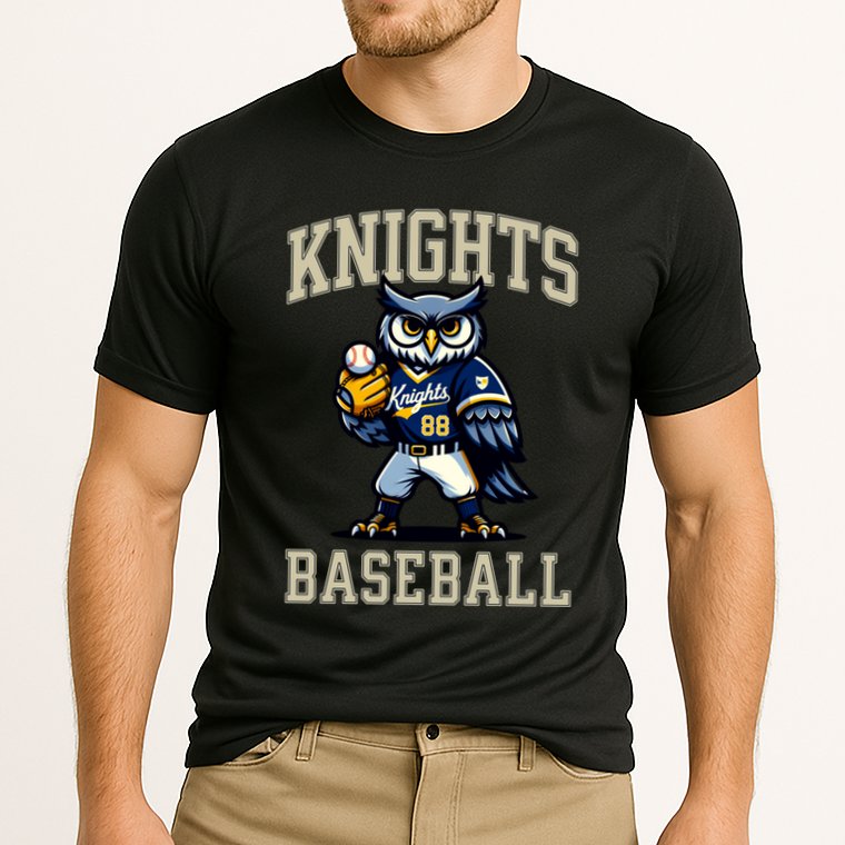 Blaine Knights 35+ Baseball Screech Owl #88 Cooling Performance Crew T-Shirt