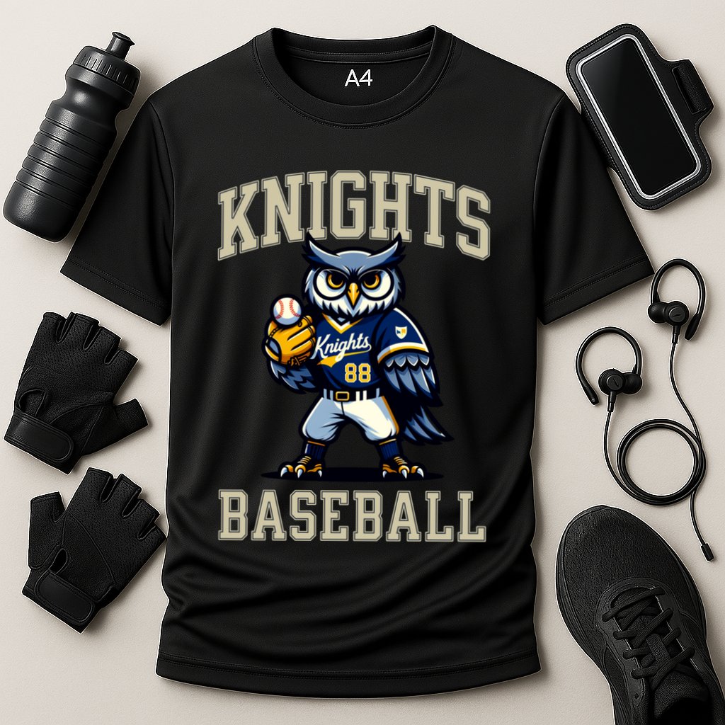 Blaine Knights 35+ Baseball Screech Owl #88 Cooling Performance Crew T-Shirt