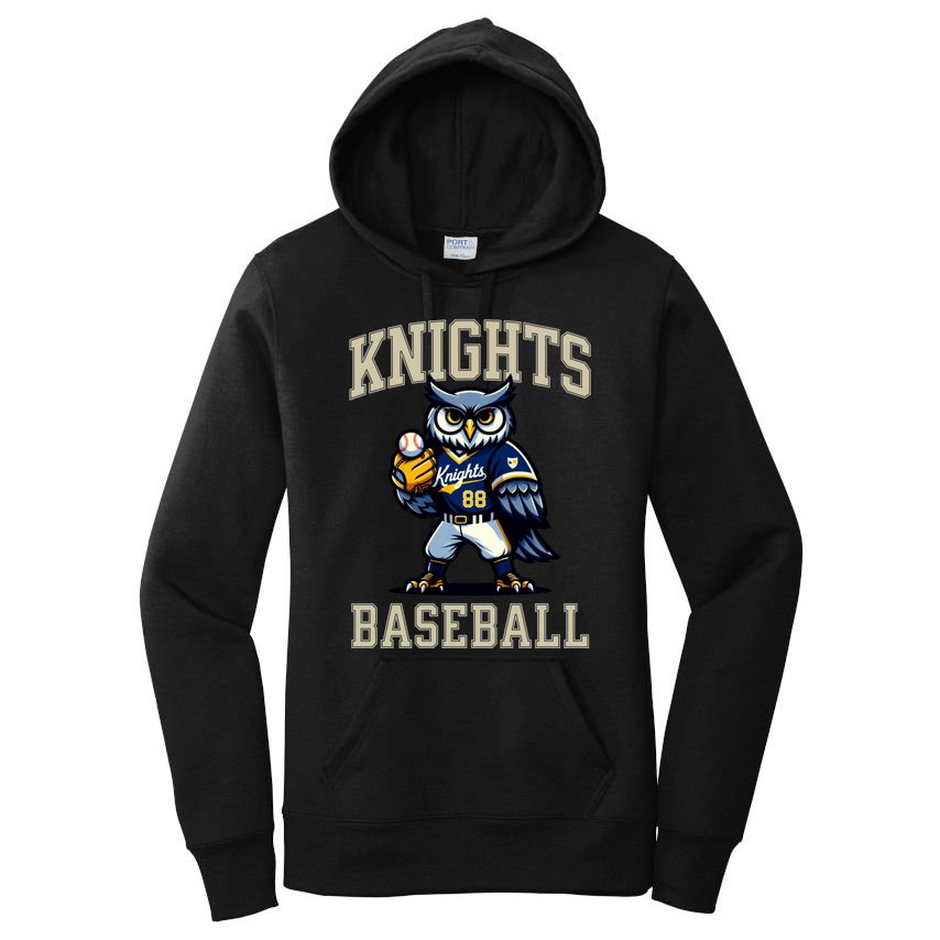 Blaine Knights 35+ Baseball Screech Owl #88 Women's Pullover Hoodie