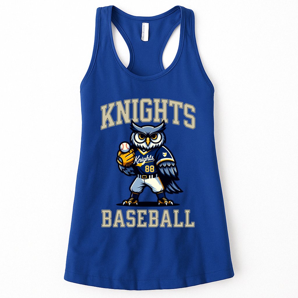 Blaine Knights 35+ Baseball Screech Owl #88 Womens Tank Top