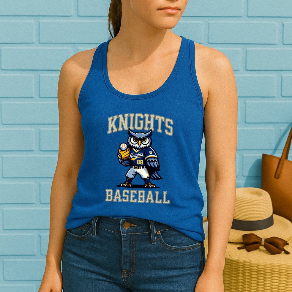 Blaine Knights 35+ Baseball Screech Owl #88 Womens Tank Top