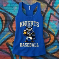 Blaine Knights 35+ Baseball Screech Owl #88 Womens Tank Top