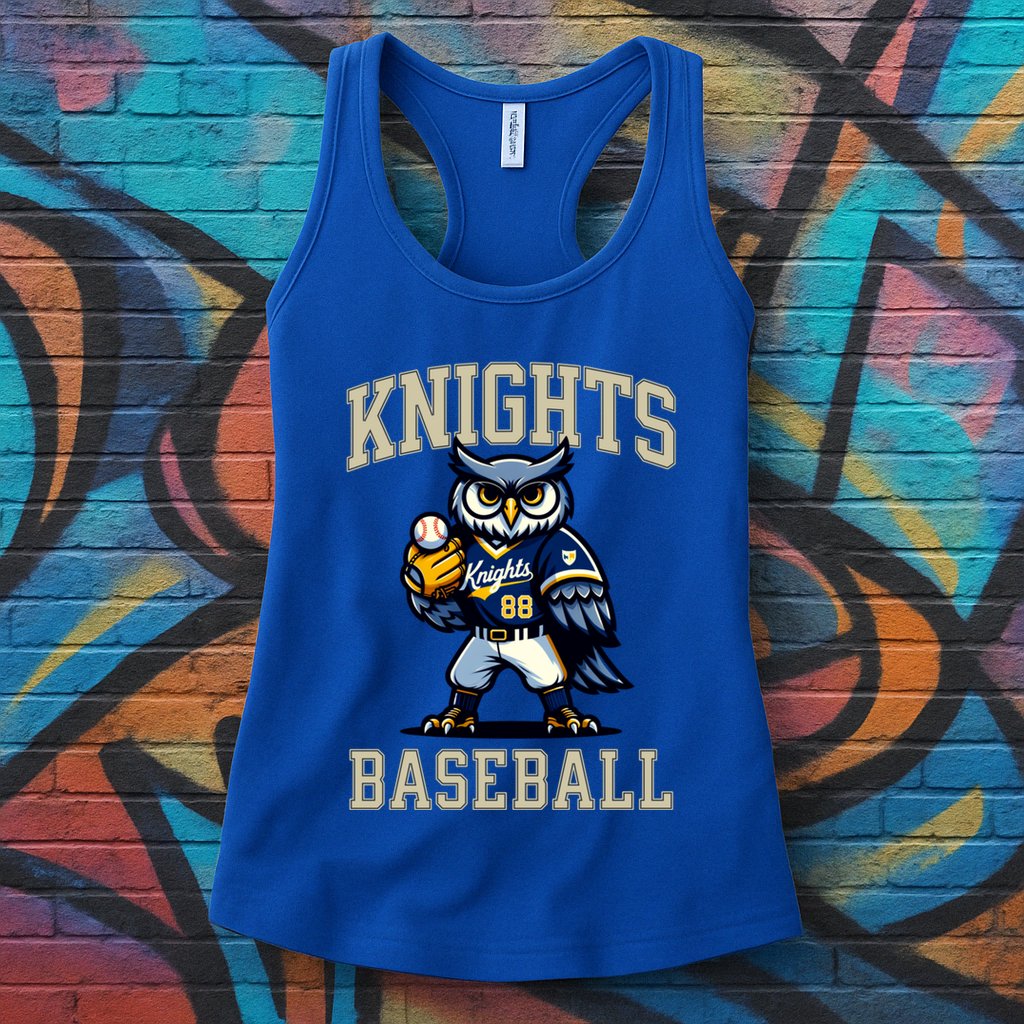 Blaine Knights 35+ Baseball Screech Owl #88 Womens Tank Top