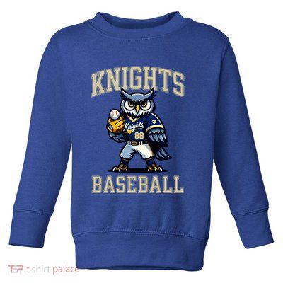 Blaine Knights 35+ Baseball Screech Owl #88 Toddler Sweatshirt