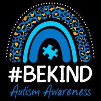 Be Kind Autism Awareness Puzzle Rainbow Drawstring Bag