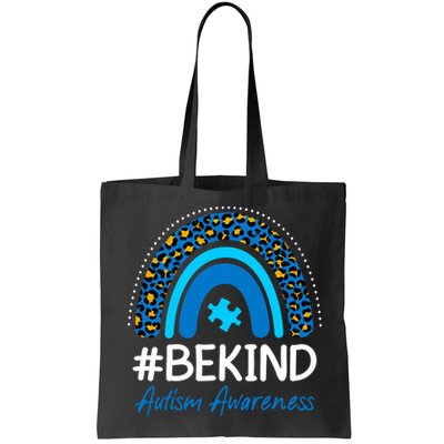 Be Kind Autism Awareness Puzzle Rainbow Bag