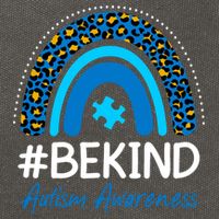 Be Kind Autism Awareness Puzzle Rainbow Cotton Canvas Backpack