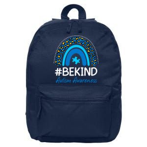 Be Kind Autism Awareness Puzzle Rainbow 16 in Basic Backpack