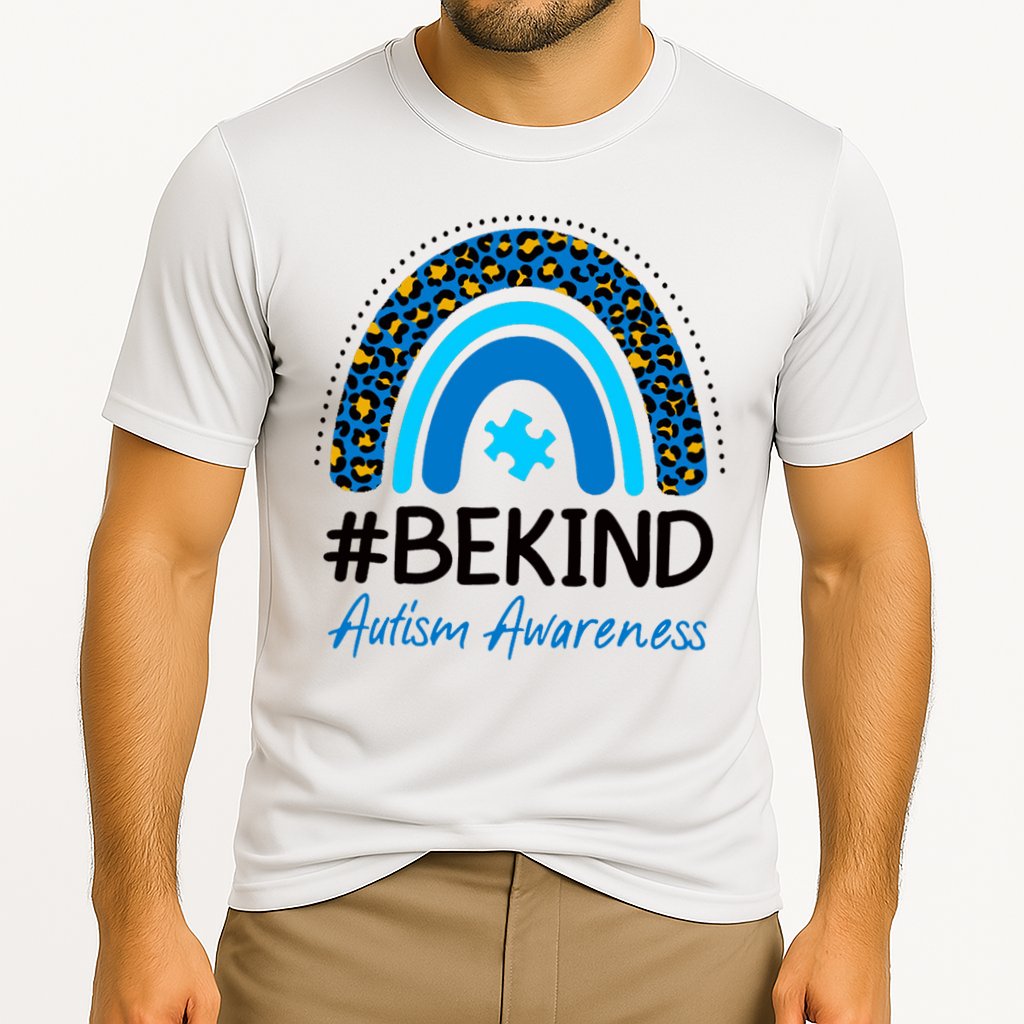 Be Kind Autism Awareness Puzzle Rainbow Performance Shirt