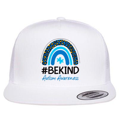 Be Kind Autism Awareness Puzzle Rainbow Flatbill Hat