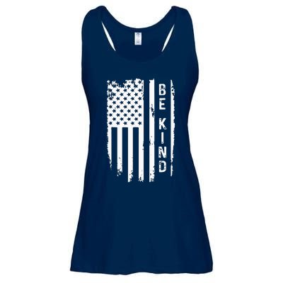 Be Kind American Flag Anti Bullying Unity Day Orange Ladies Essential Flowy Tank