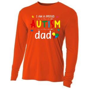 Be Kind Autism Awareness Gift Proud Autism Dad #Autismawareness Gift Cooling Performance Long Sleeve Crew