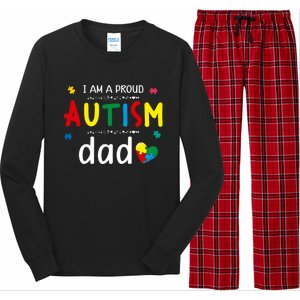 Be Kind Autism Awareness Gift Proud Autism Dad #Autismawareness Gift Long Sleeve Pajama Set