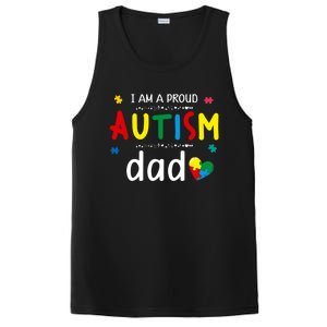 Be Kind Autism Awareness Gift Proud Autism Dad #Autismawareness Gift PosiCharge Competitor Tank