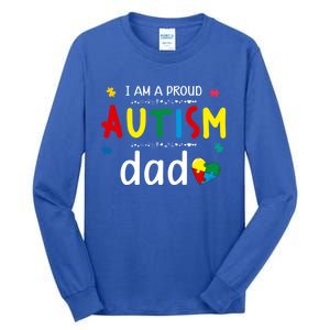 Be Kind Autism Awareness Gift Proud Autism Dad #Autismawareness Gift Tall Long Sleeve T-Shirt