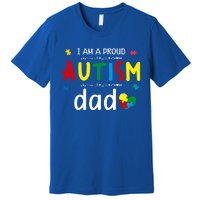 Be Kind Autism Awareness Gift Proud Autism Dad #Autismawareness Gift Premium T-Shirt