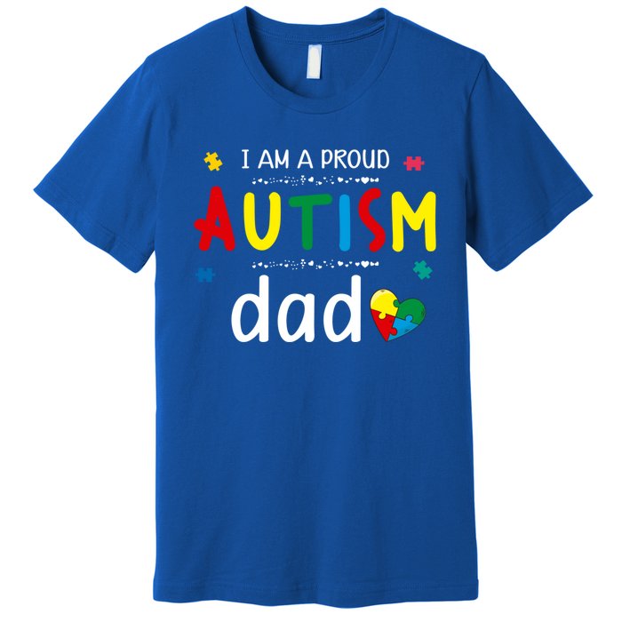 Be Kind Autism Awareness Gift Proud Autism Dad #Autismawareness Gift Premium T-Shirt