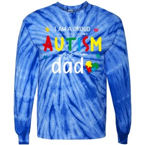 Be Kind Autism Awareness Gift Proud Autism Dad #Autismawareness Gift Tie-Dye Long Sleeve Shirt