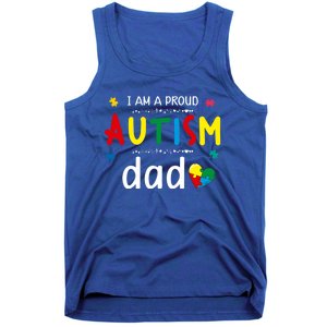 Be Kind Autism Awareness Gift Proud Autism Dad #Autismawareness Gift Tank Top