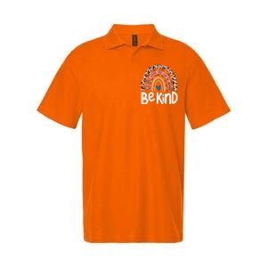 Be Kind Anti Bullying Orange Unity Day Leopard Raibow Softstyle Adult Sport Polo