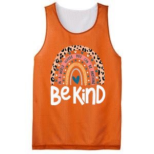 Be Kind Anti Bullying Orange Unity Day Leopard Raibow Mesh Reversible Basketball Jersey Tank