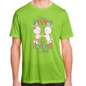 Bunny Kisses And Easter Wishes Adult ChromaSoft Performance T-Shirt