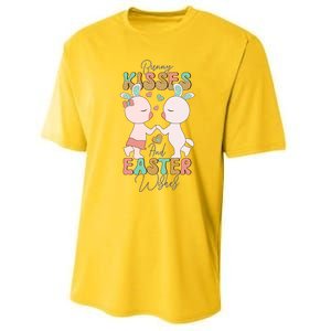 Bunny Kisses And Easter Wishes Performance Sprint T-Shirt