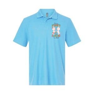 Bunny Kisses And Easter Wishes Softstyle Adult Sport Polo