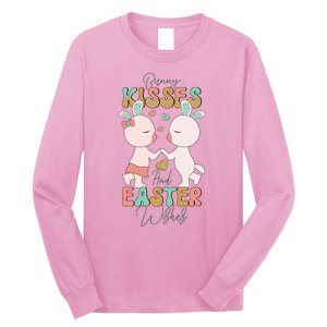 Bunny Kisses And Easter Wishes Long Sleeve Shirt