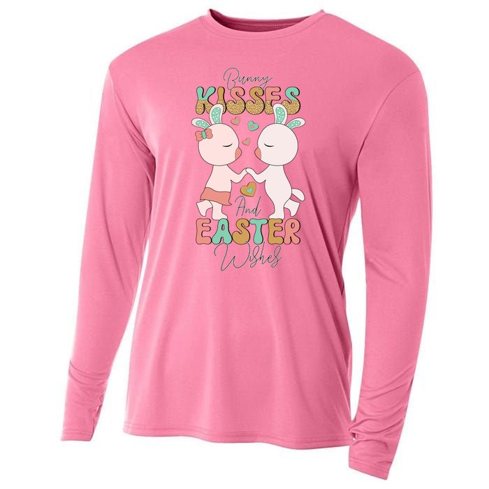 Bunny Kisses And Easter Wishes Cooling Performance Long Sleeve Crew