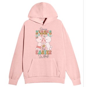 Bunny Kisses And Easter Wishes Urban Pullover Hoodie