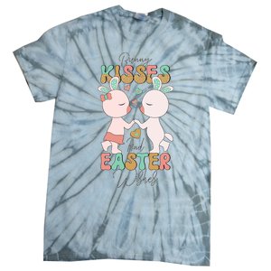 Bunny Kisses And Easter Wishes Tie-Dye T-Shirt