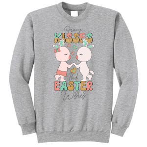 Bunny Kisses And Easter Wishes Sweatshirt