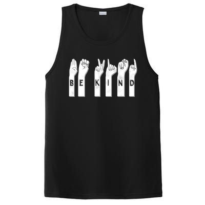 Be Kind American Sign Language Gift PosiCharge Competitor Tank