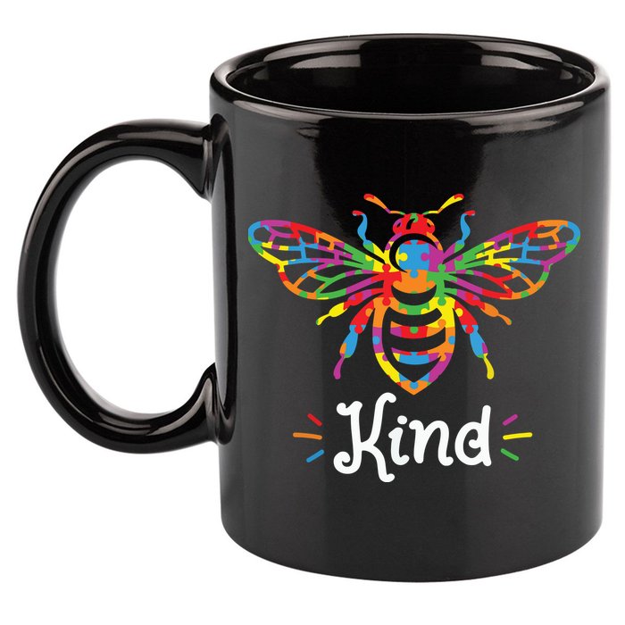 Be Kind Autism Awareness Autism Bee Kind 11oz C Handle Ceramic Mug