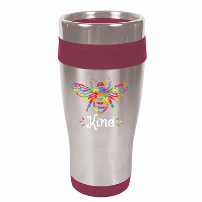 Be Kind Autism Awareness Autism Bee Kind 16oz Travel Tumbler