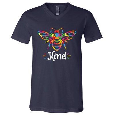 Be Kind Autism Awareness Autism Bee Kind V-Neck T-Shirt