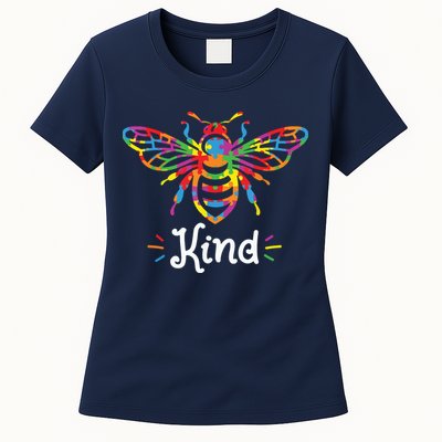 Be Kind Autism Awareness Autism Bee Kind Womens T-Shirt