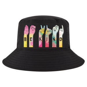 Be Kind Asl Alphabet American Sign Language Gift Cool Comfort Performance Bucket Hat